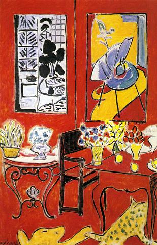 19 matisse Grand interieur rouge 1948